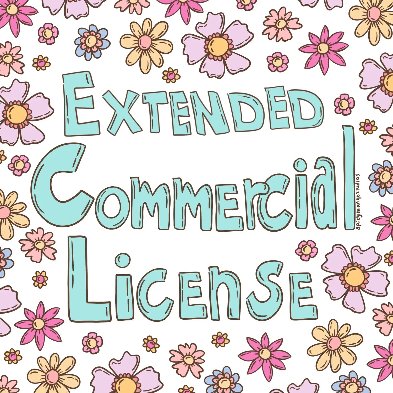 No Expiration Commercial License | Extended Rights for Products & Designs - For Single Listing