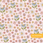 Pink Adelaide Floral Seamless Pattern