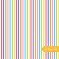 Retro Alana Rainbow Stripe Seamless Pattern