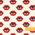 Off White Bisou Bisou Seamless Pattern – Digital Download