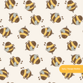 Neutral Buzzy Seamless Pattern
