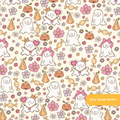 Off White Costume Party Halloween Seamless Pattern