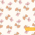 Neutral Cassandra Floral Seamless Pattern