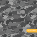 Gray Dino Camo Seamless Pattern