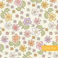 Neutral Desi Floral Seamless Pattern