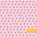 Pink Ditsy Daisies Seamless Pattern – Digital Download