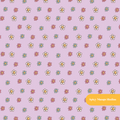Purple Ditsy Daisies Seamless Pattern – Digital Download