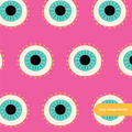 Pink Evil Eye Vibes Seamless Surface Pattern Seamless Pattern – Digital Download