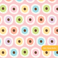 Dusty Pink Eye Spy Halloween Seamless Pattern