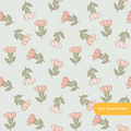 Sage Garden Floral Seamless Pattern