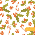 White Holiday Cheer Seamless Pattern – Digital Download