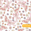 White Hey Boo Halloween Seamless Pattern