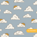 Morning Gray High Noon Seamless Pattern – Western Party & Rodeo Digital Download