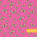 Hot Pink Harley Butterfly Seamless Pattern
