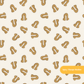 Off White Horseshoe Seamless Pattern
