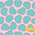 Light Pink Lovely Heart Seamless Pattern