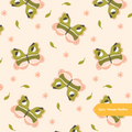 Neutral Monster Fly Seamless Pattern – Digital Download