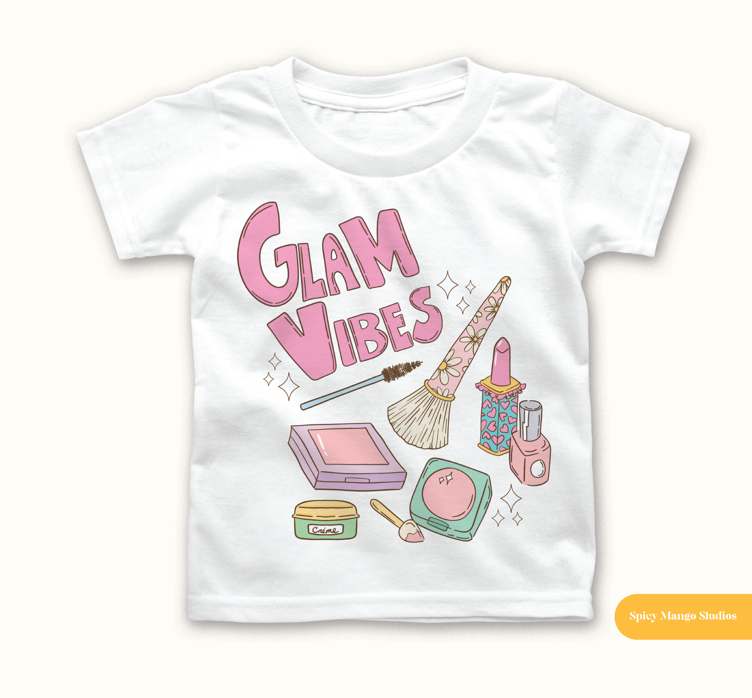 Pink Makeup Vibes Transparent SVG Sublimation