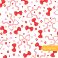Pink Bow Medley Seamless Pattern