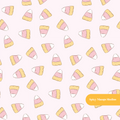 Pink Pastel Candy Corn Seamless Pattern – Digital Download