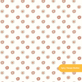 Off White Pastel Ditsy Floral Seamless Pattern