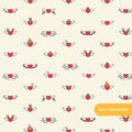 Neutral Pop Hearts Seamless Pattern