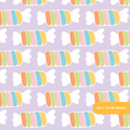 Lavender Rainbow Candy Seamless Pattern