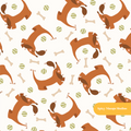 Neutral Rover Seamless Pattern