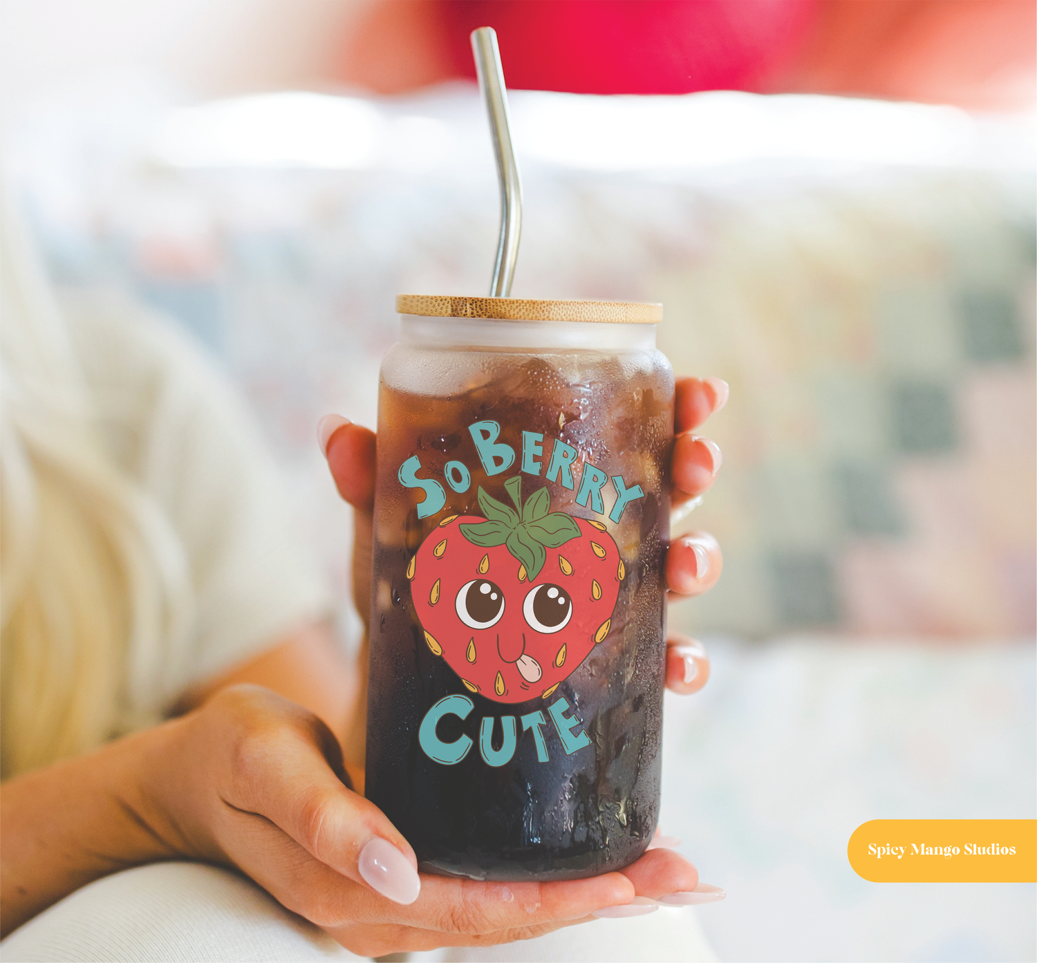 Red So Berry Cute Transparent SVG Sublimation