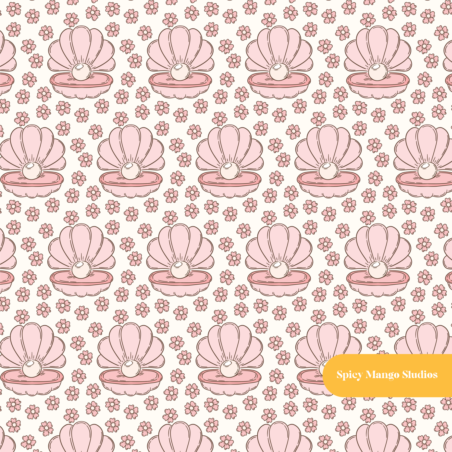 Neutral Shine Bright Seamless Pattern
