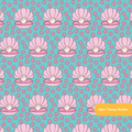 Teal and Pink Shine Bright Seamless Pattern