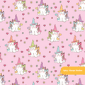 Pink Spooky Witch Seamless Pattern