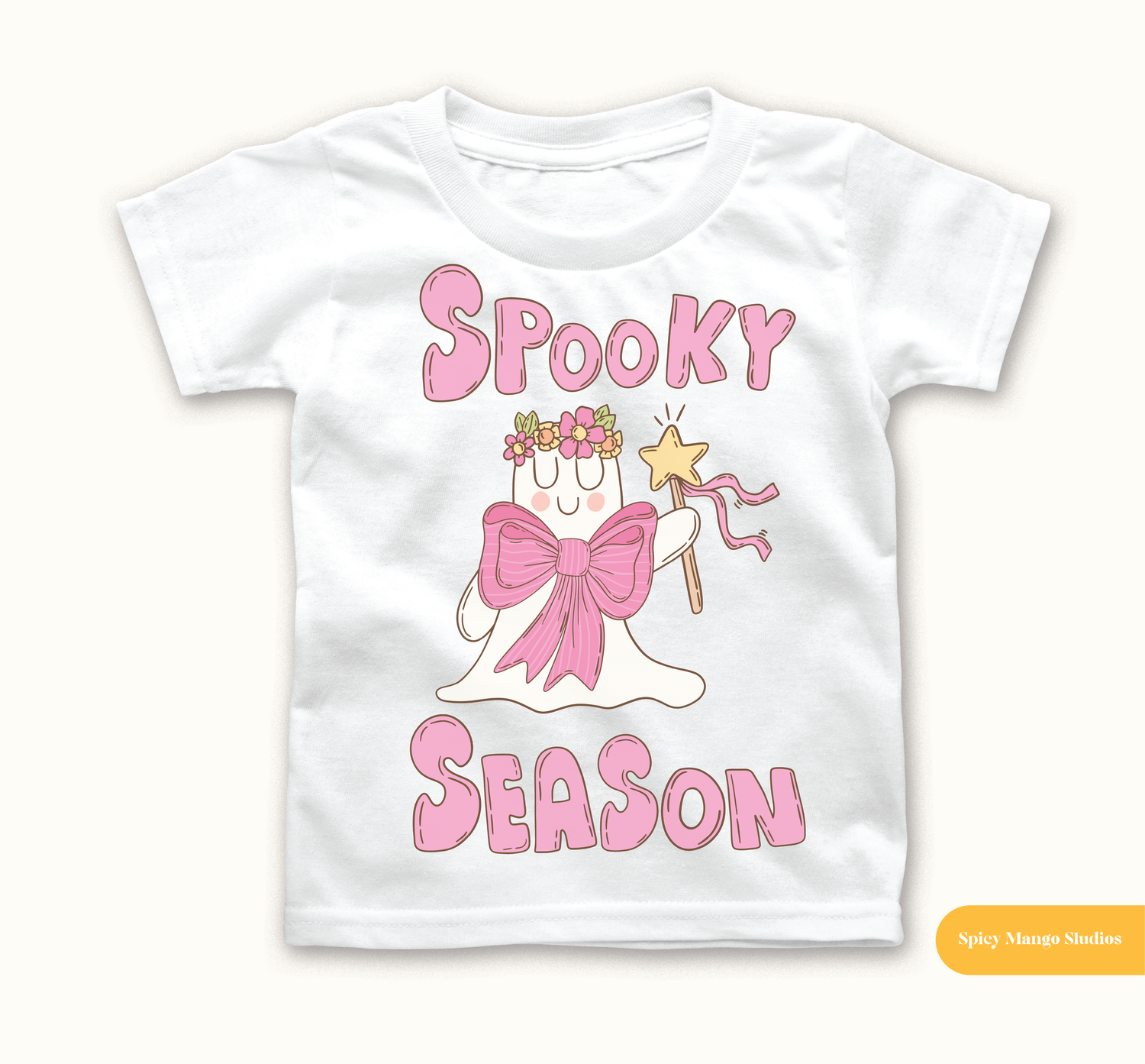 Pink Spooky Season Transparent SVG Sublimation