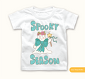 Teal Spooky Season Transparent SVG Sublimation