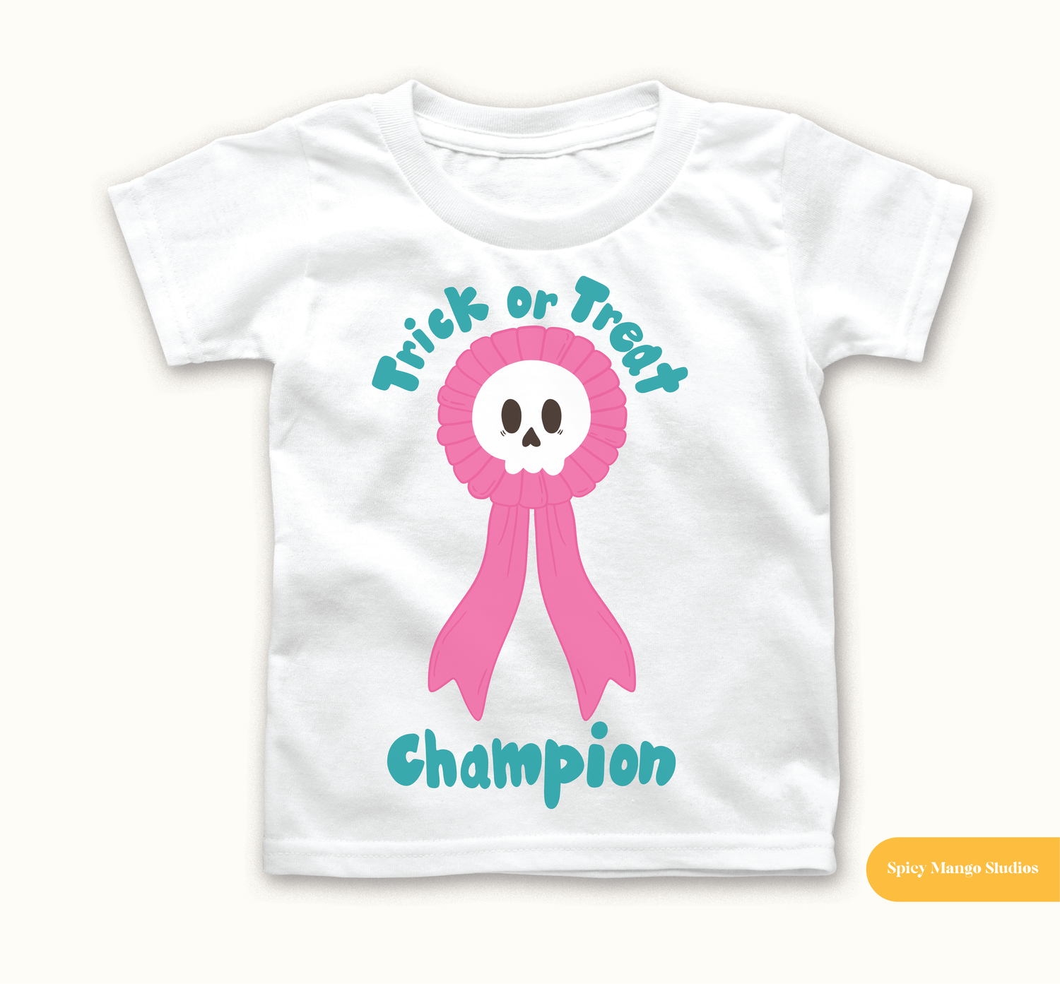 Pink Trick or Treat Champion Transparent SVG Sublimation