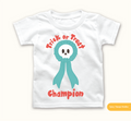 Teal Trick or Treat Champion Transparent SVG Sublimation
