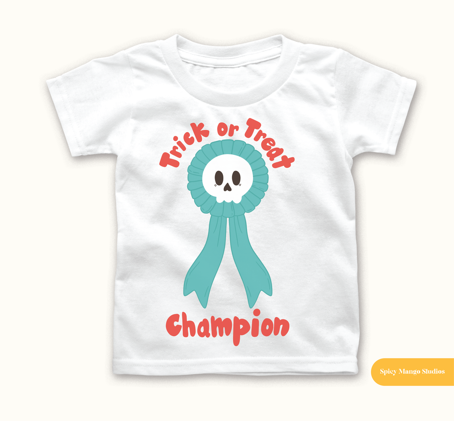 Teal Trick or Treat Champion Transparent SVG Sublimation