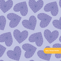 Purple Web Hearts Seamless Pattern
