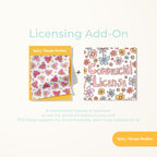 White Daisy Love Seamless Pattern