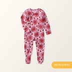 Pink Heart Love Floral Seamless Pattern