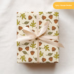 Neutral Acorns Seamless Pattern