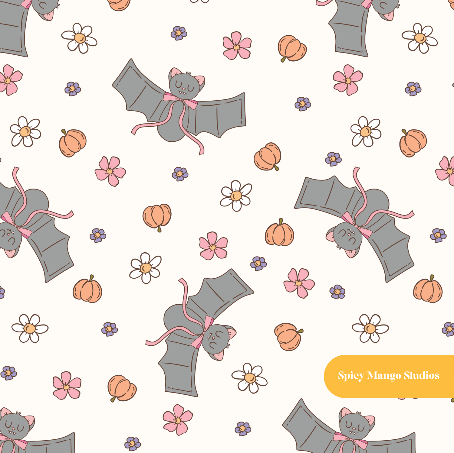 Neutral and Gray Batilda Seamless Pattern