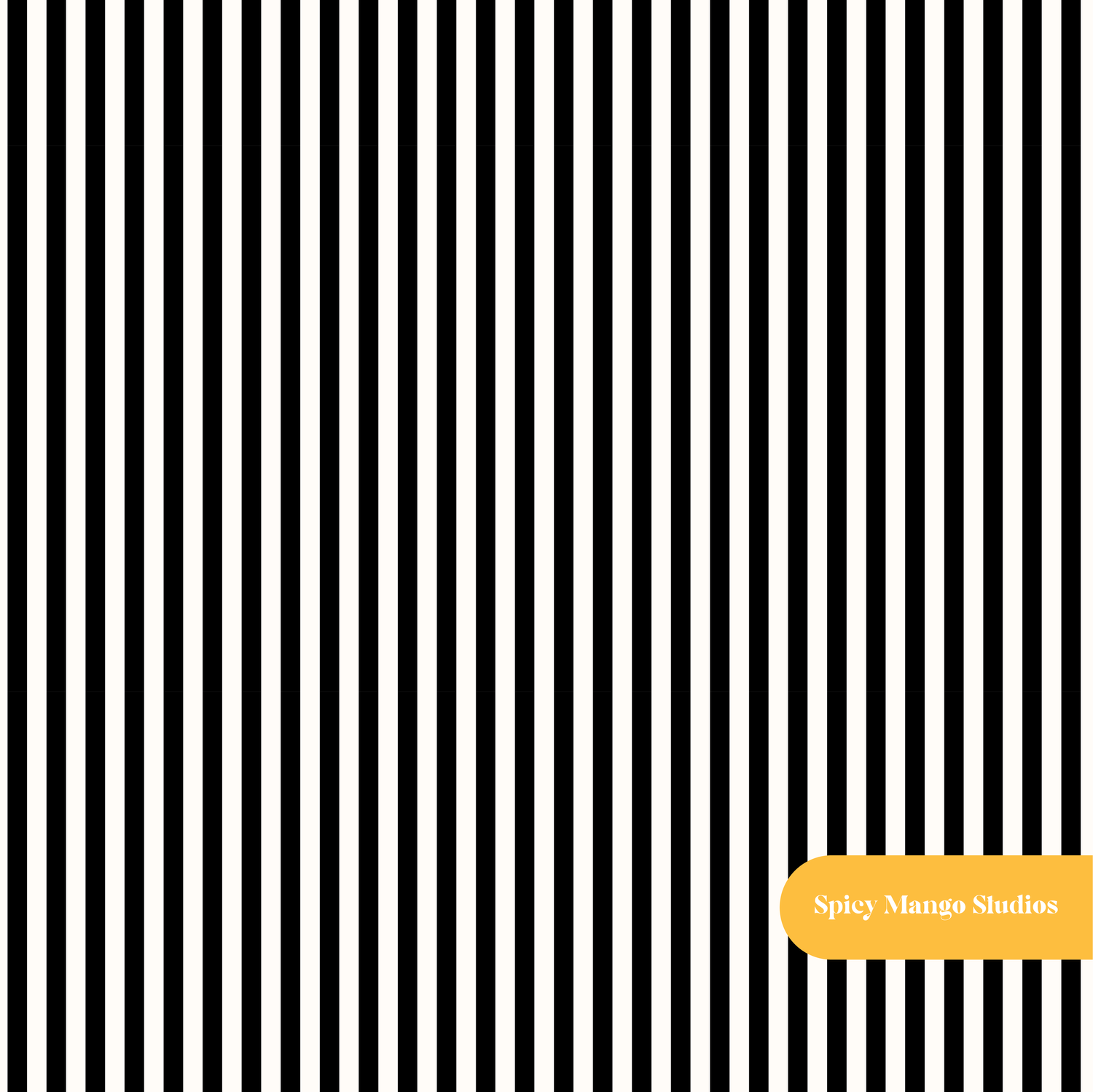 Black and White Pinstripe Seamless Pattern