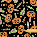 Black Candy Apple Jack Seamless Pattern – Digital Download