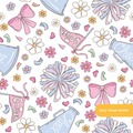 Purple and Pink Cheerleader Seamless Pattern – Digital Download