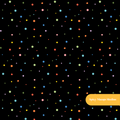Black Confetti Polka Dot Seamless Pattern