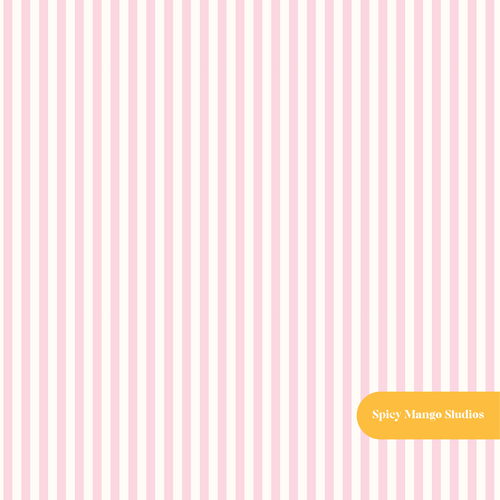 Baby Pink Stripe Seamless Pattern