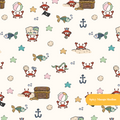 Off-White Crabby Adventures Seamless Pattern