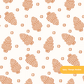 Off White Christmas Cookies Seamless Pattern