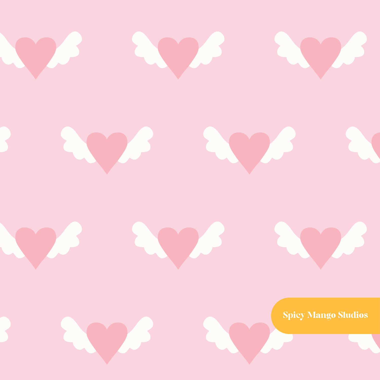 Pink Cute Valentine's Seamless Pattern